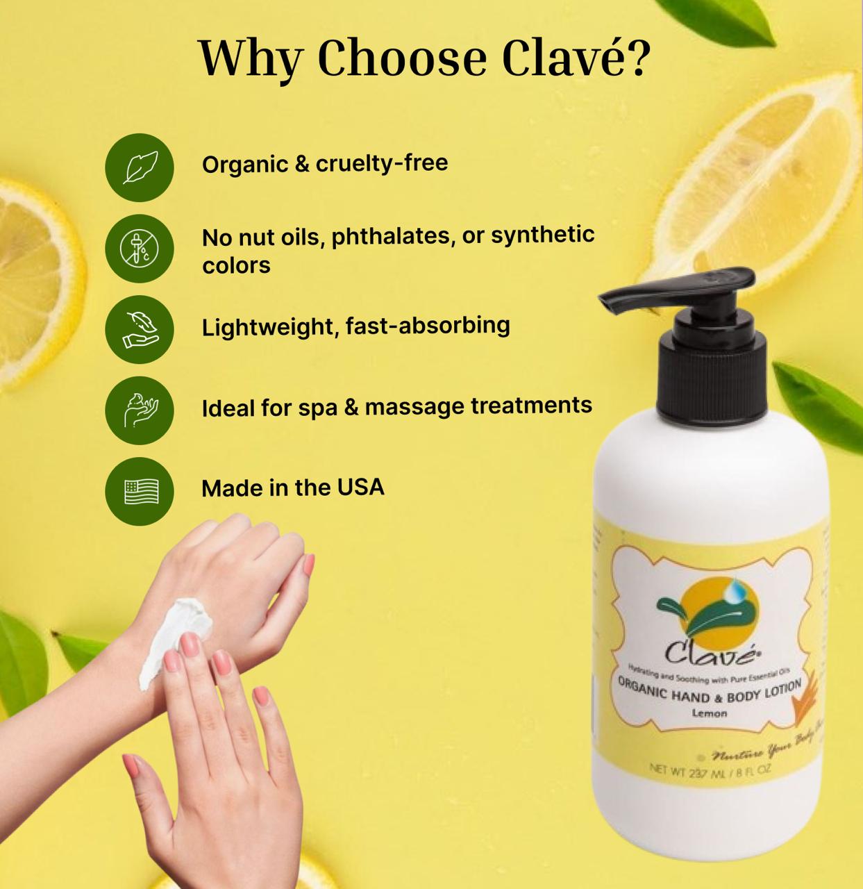 Organic Hand & Body Lotion – Lemon - Image 4