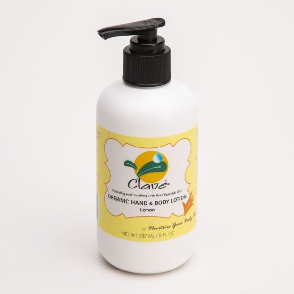 Clavé Body Organic Hand & Body Lotion – Lemon
