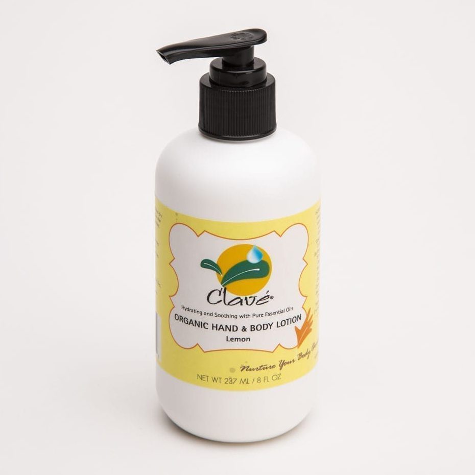Clavé Body Organic Hand & Body Lotion – Lemon