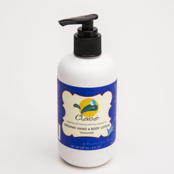 Clavé Body Organic Hand & Body Lotion - Unscented